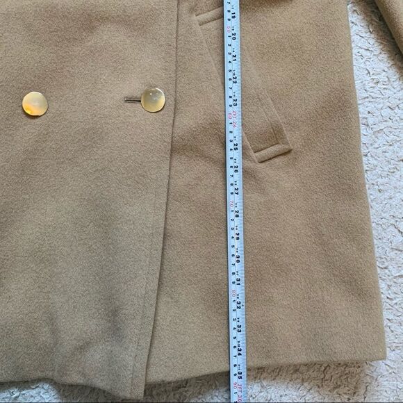 Vintage Aquascutum Double breasted wool and cashmere  camel coat - Picture 7 of 15
